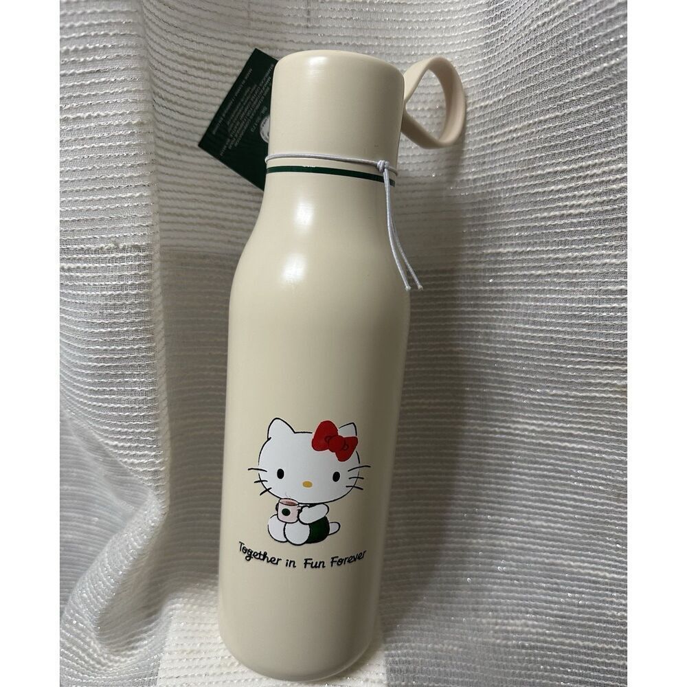 Starbucks x Hello Kitty 20 oz Stainless Steel Water Bottle Tumbler New